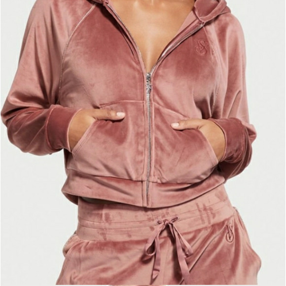 Victoria's Secret Pink Track Jacket& Joggers - Picture 2 of 10